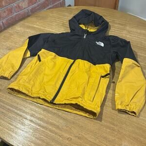 VINTAGE The North Face 2 in 1 Boys Large Yellow Jacket Sz 7/8 Small